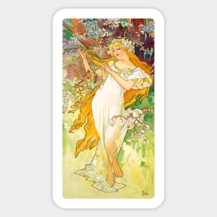 The Seasons, Spring (1896) Sticker